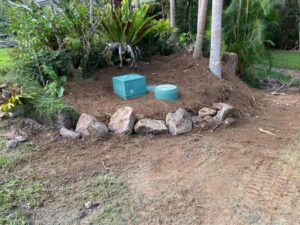 Byron Bay Septic System in ground